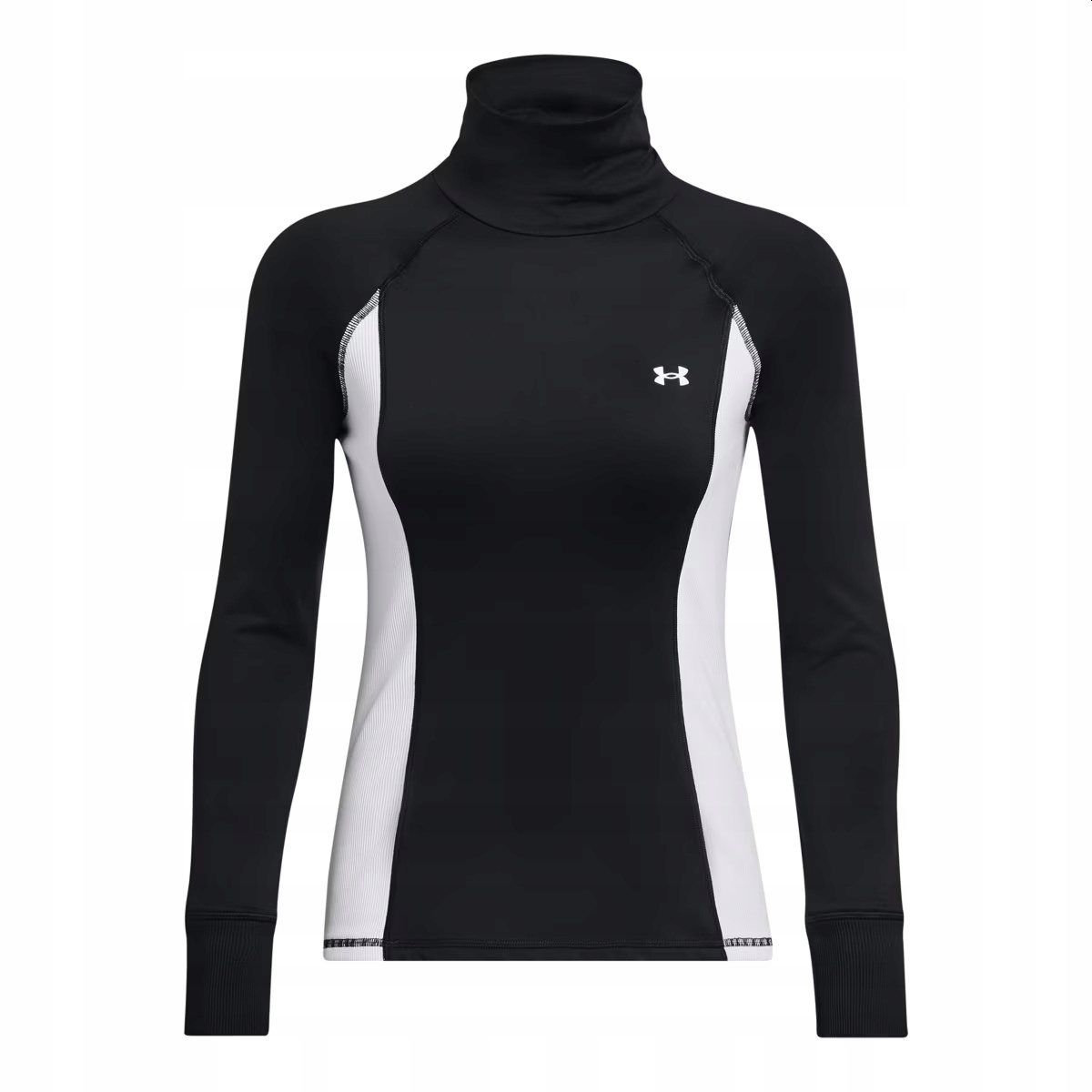 DAMSKI LONGSLEEVE TRENINGOWY UNDER ARMOUR STÓJKA DOPASOWANY M Kolor dominujący czarny
