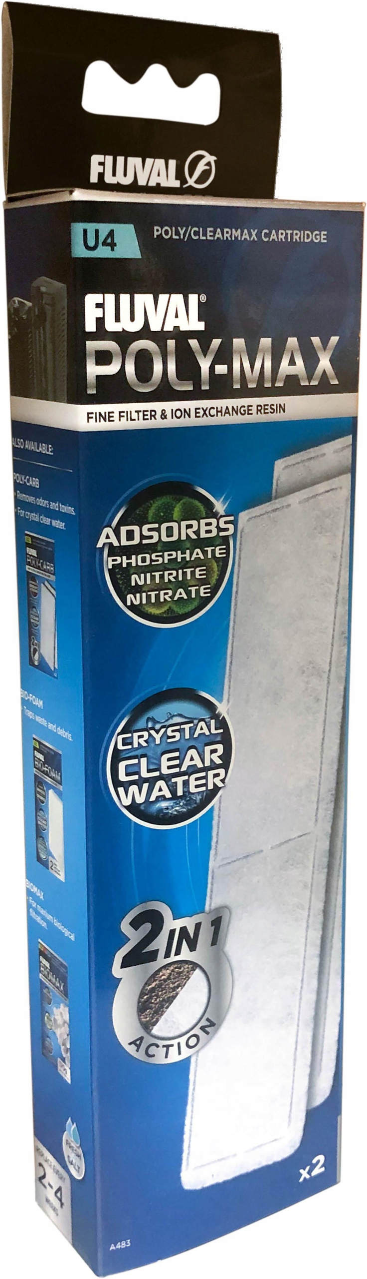 Levně Fluval Filtrační Náplň Poly/clearmax Fluval U4 (126.2483)