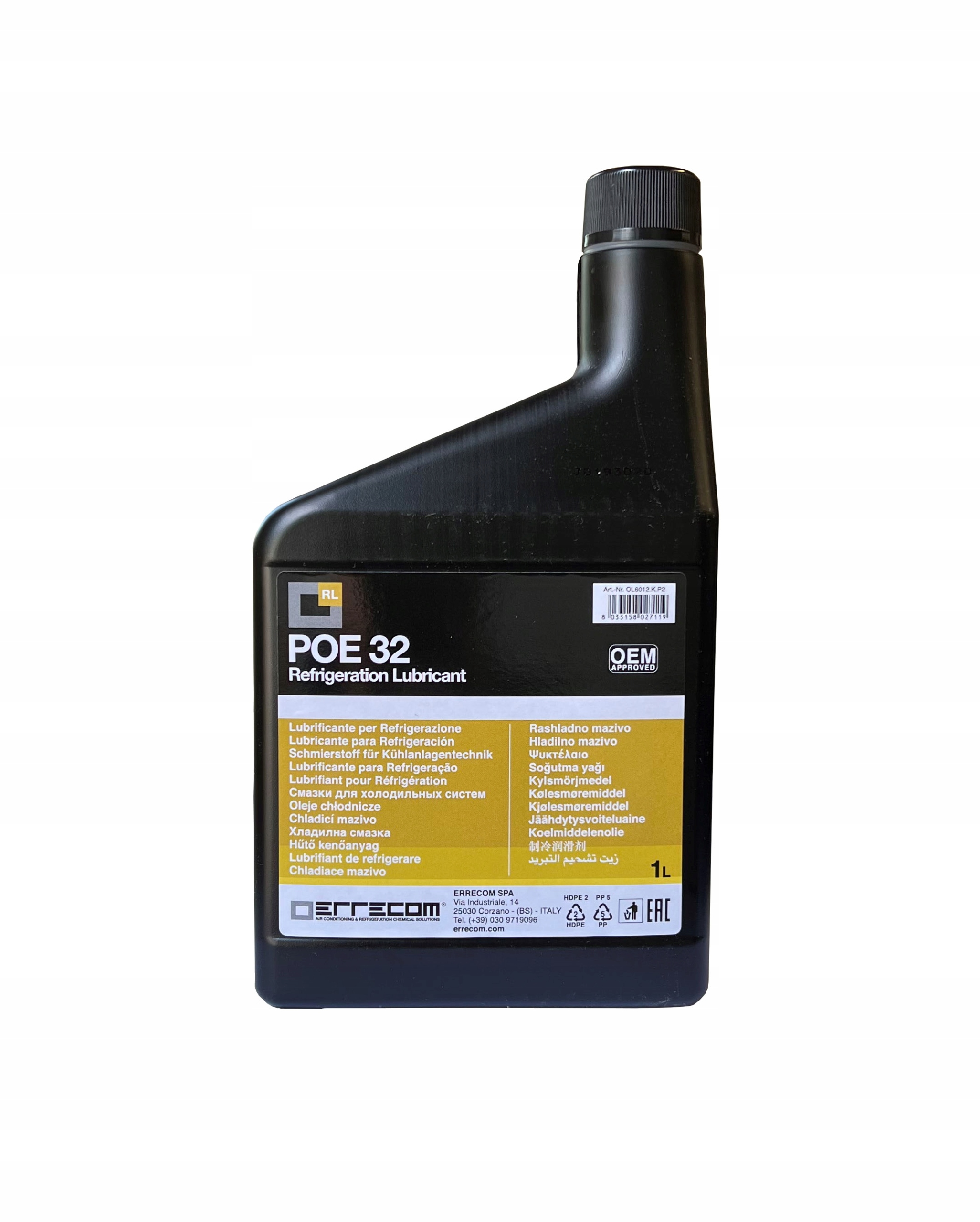 

Olej Chłodniczy Ziębniczy Poe 32 1L Polyestrowy