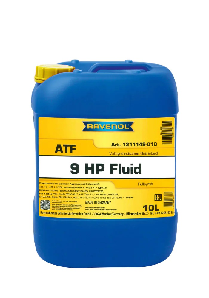1211149-010-01-999 - RAVENOL ATF 9HP 10L синтетическое масло ATF 9hp48