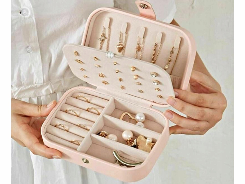 SZKATUŁKA ORGANIZER KASETKA KUFEREK NA BIŻUTERIĘ Model Organizer na biżuterię kuferek