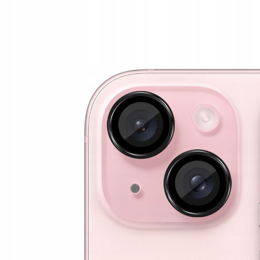 SZKŁO HARTOWANE NA APARAT DO APPLE IPHONE 15| CZARNE KÓŁECZKA Kod producenta ALF7RD