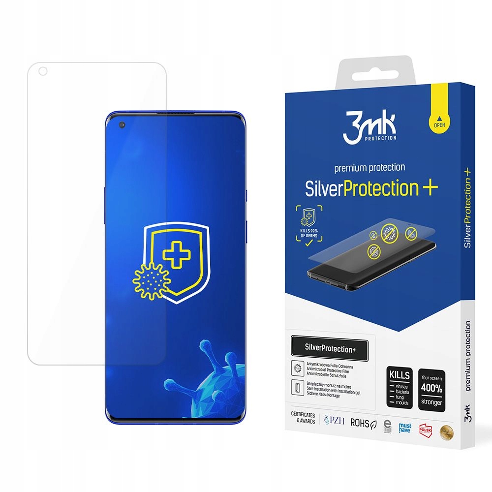 Folia ochronna do OnePlus 8 Pro, na ekran, 3mk SilverProtection+