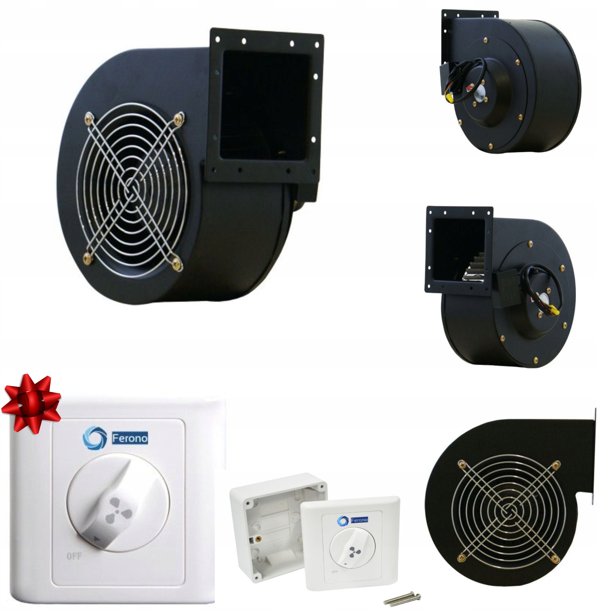 Ventilátor do pece Moc Set FOP500 regulátor FR-600