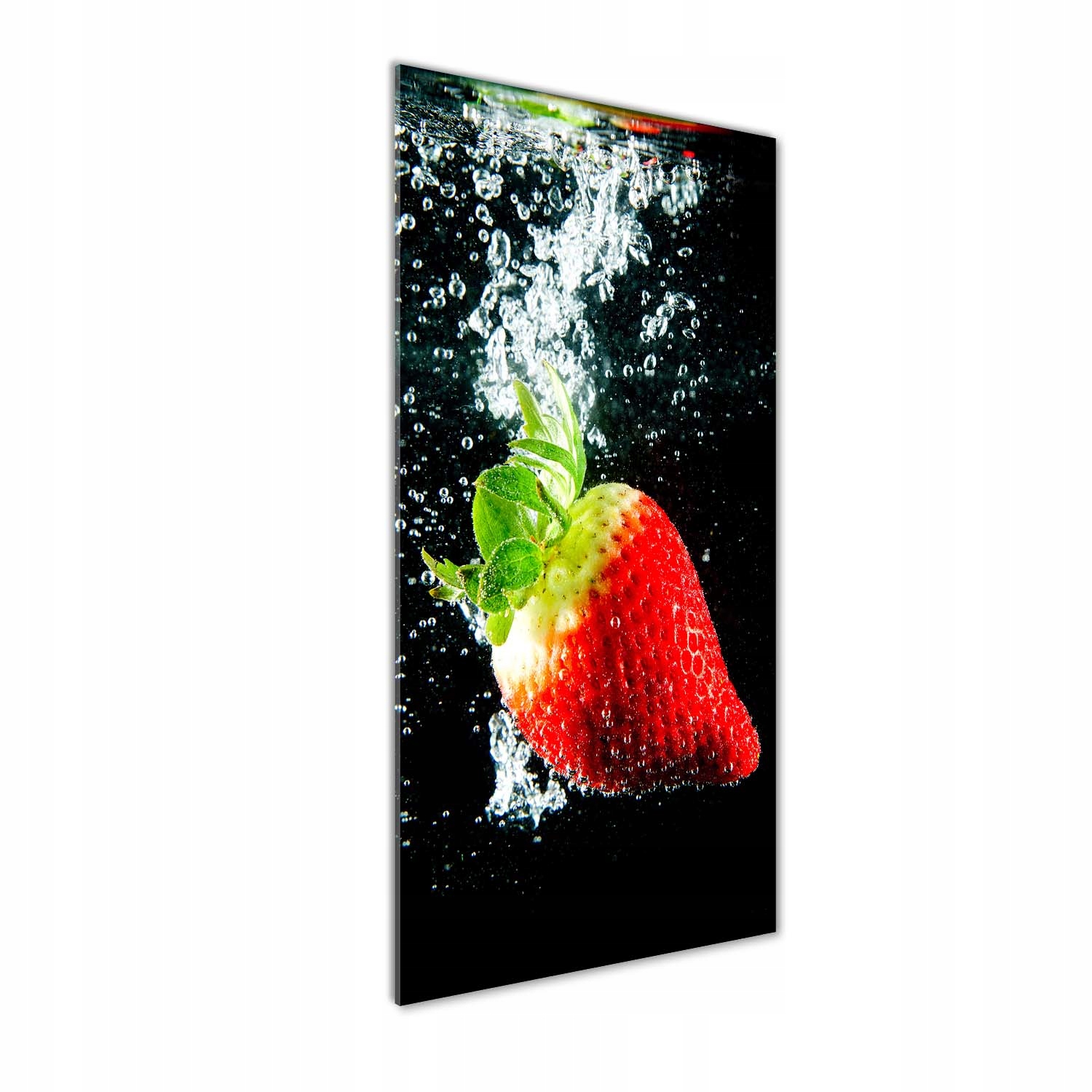 

Foto obraz akrylowy Truskawka pod wodą 50x125 cm