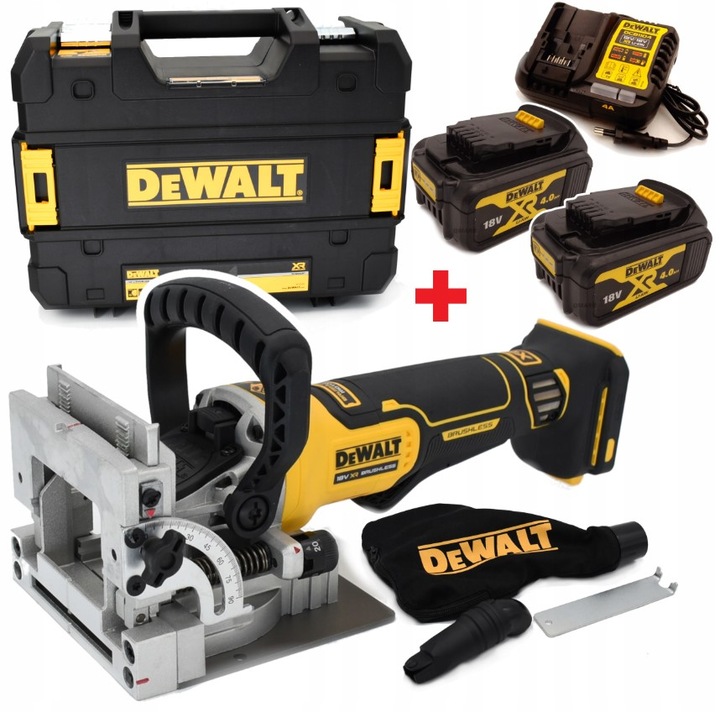 Frezarka lamelownica DeWalt DCW682M2-XJ 18V Xr Boczna do Wpustów Lamello