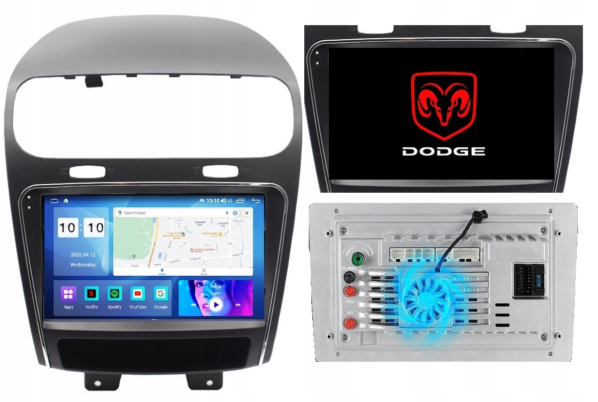 Radio Nawigacja Android Dodge Journey Fiat Freemont Kamera+wentylator 8/128