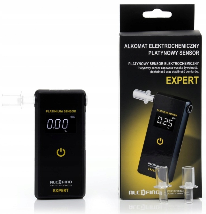 

Alkomat elektrochemiczny Expert 20 ustników
