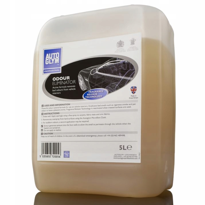 Autoglym Odour Eliminator 5L neutralizátor nepríjemných pachov s dlhou životnosťou