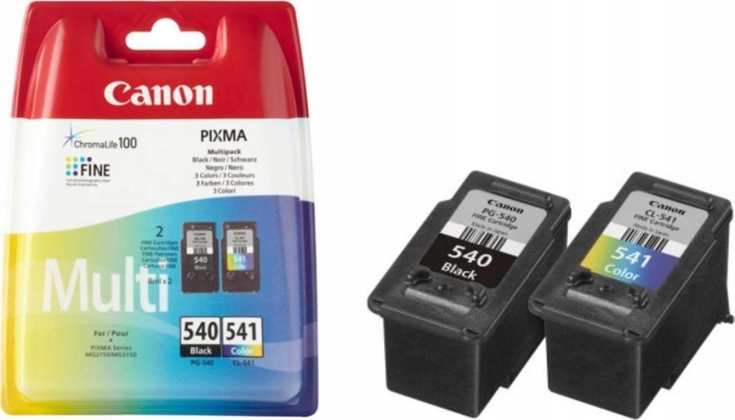 

Tusz Canon Zestaw PG540 CL541 Czarny+kolorowy