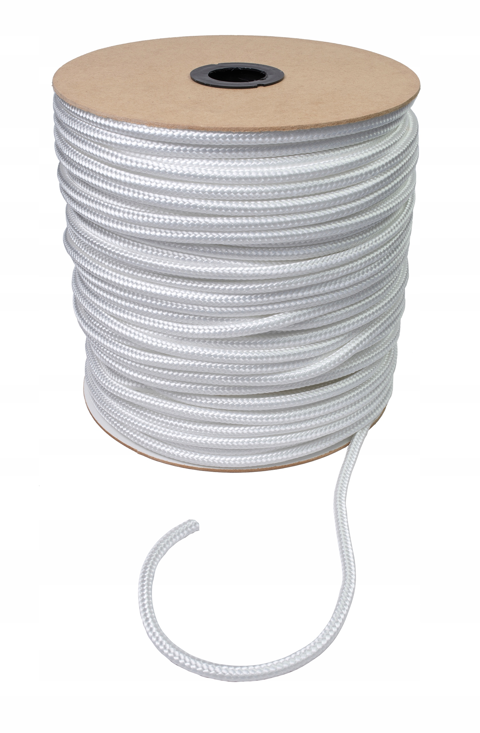 Polypropylenové lanko pletené, plachetní, bílé, 12 mm, 100 m