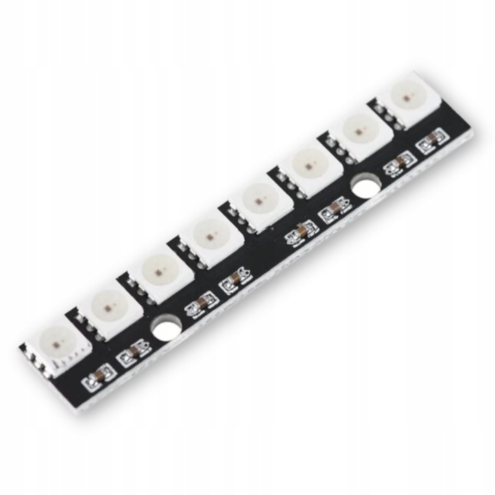 Moduł Listwa Pasek RGB 8 x LED WS2812 5050