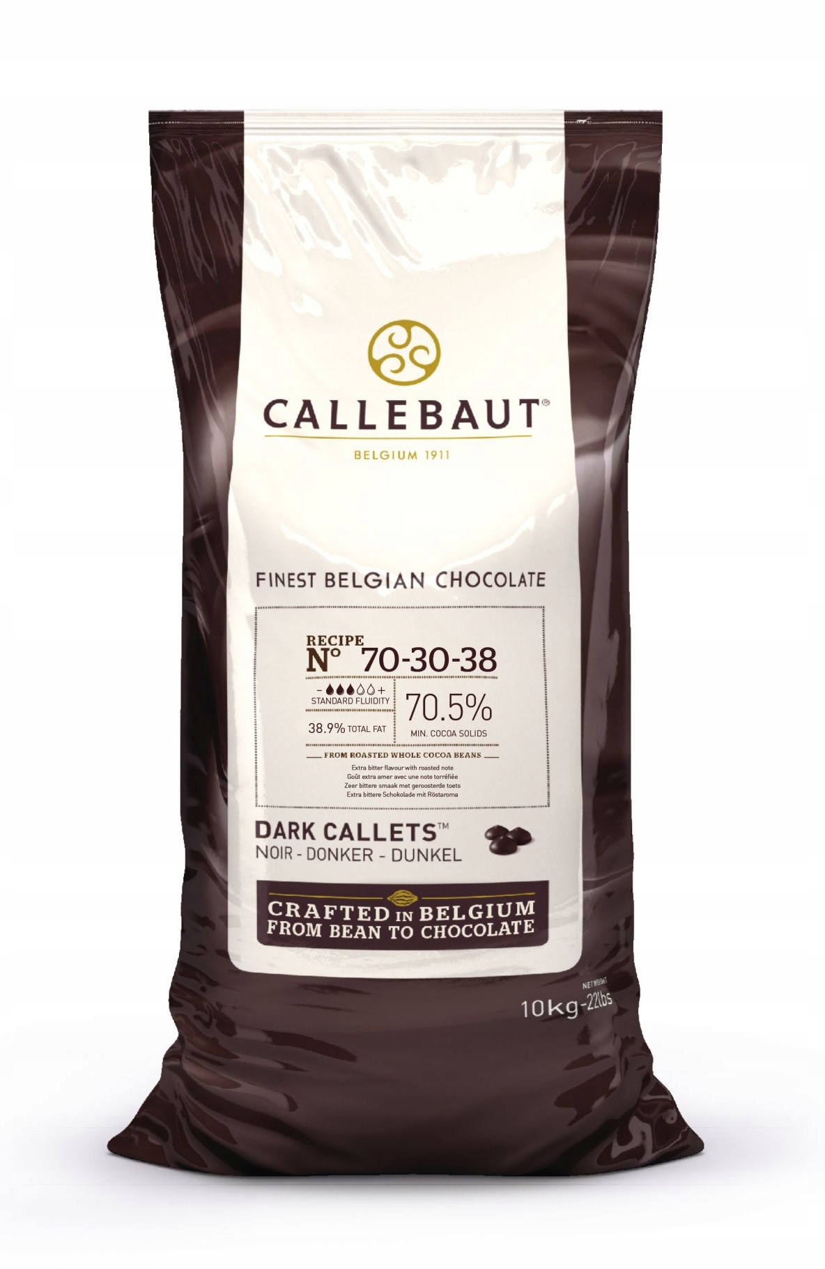 Czekolada Callebaut Gorzka Strong 70% kakao Finest Belgian Chocolate 10kg