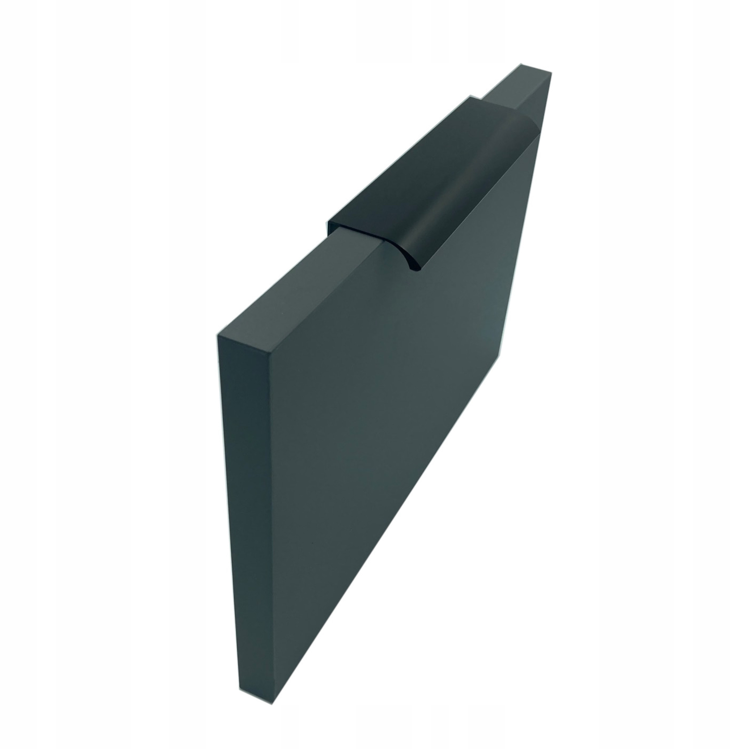 

Uchwyt meblowy Krawędziowy Ścięty 400mm Czarny Mat