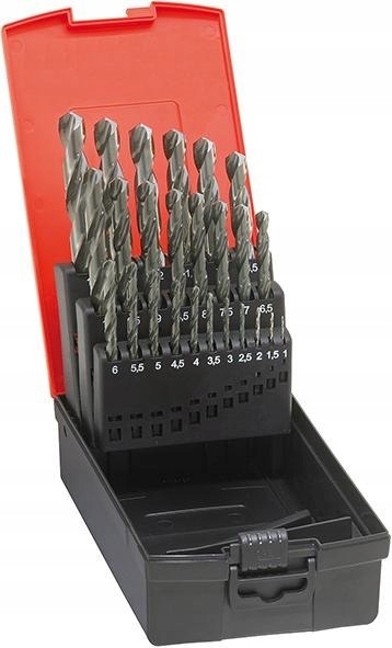 Sada vrtáků a vrtáků do kovu Sada Hss 25 Ks