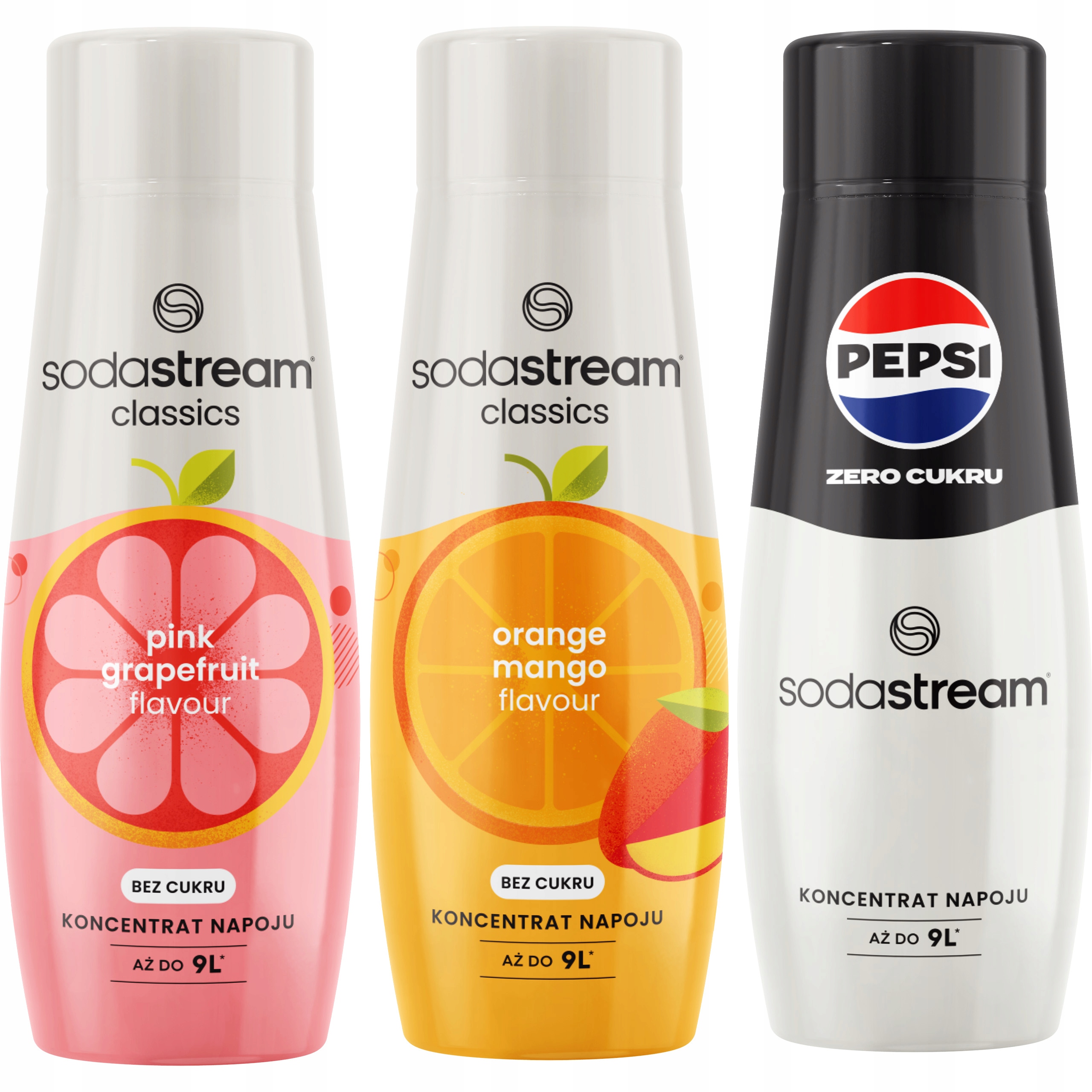 Levně Sodastream Sada sirupů Koncentrát Pepsi Max Mango Grapefruit 0 cukru