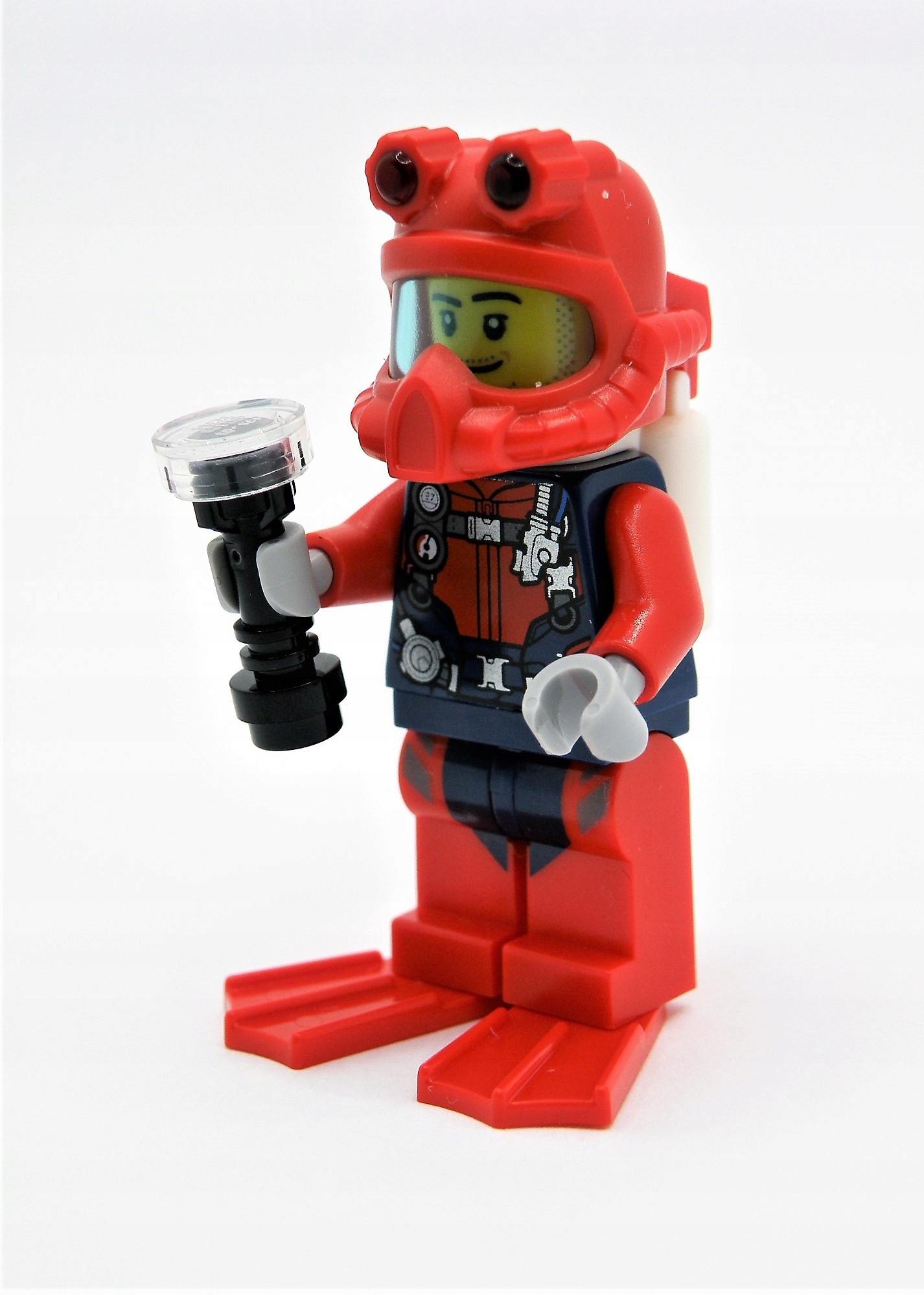 

Lego figurka nurek z latarką Nowy F0133