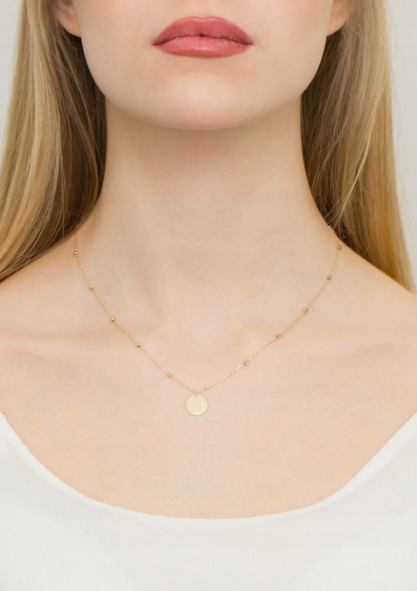 ZŁOTA CELEBRYTKA Z BRYLANTEM pr. 585 Kolekcja 24 Karaty