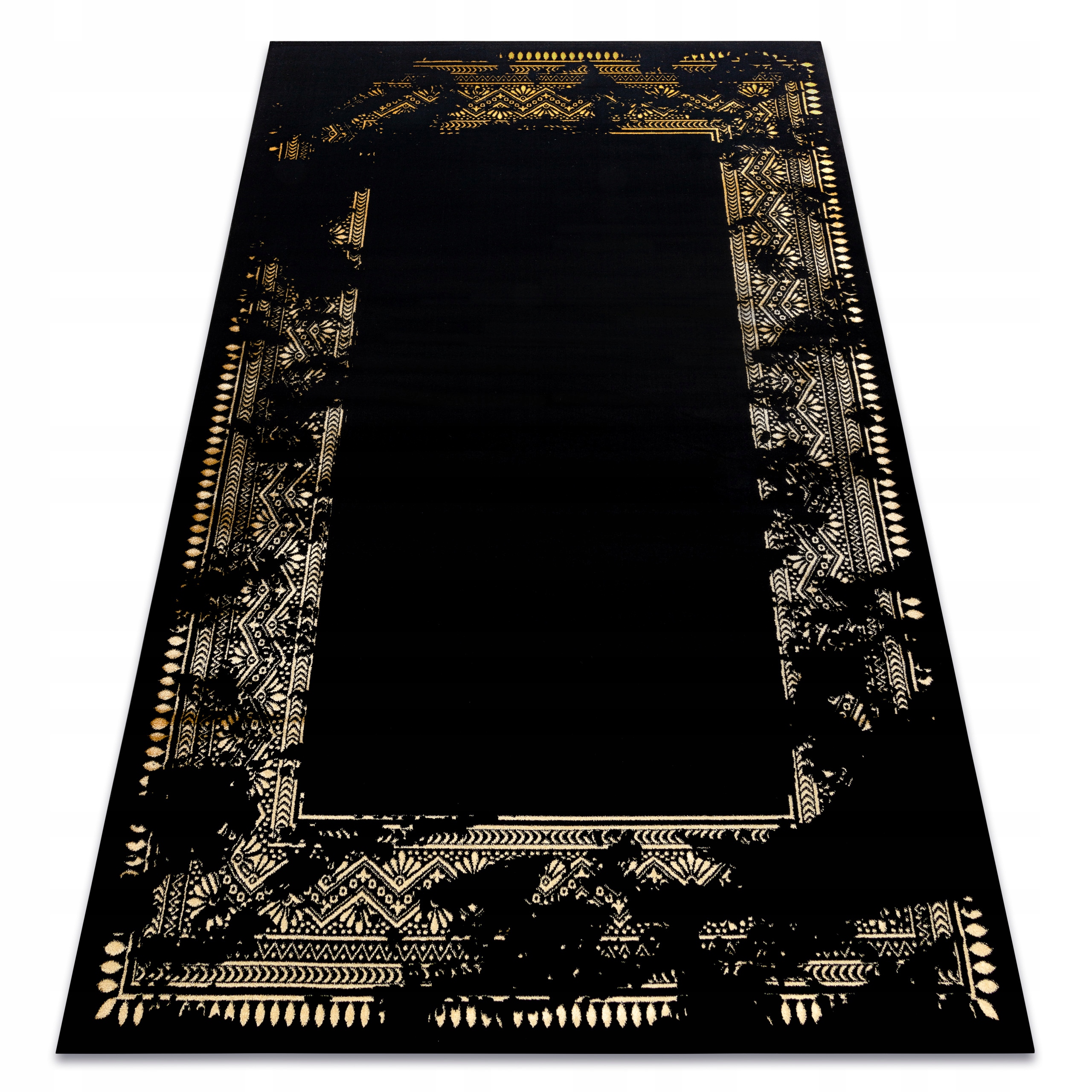 

Dywan Glamour 140x190 Ramka czarny/złoty #AT3489