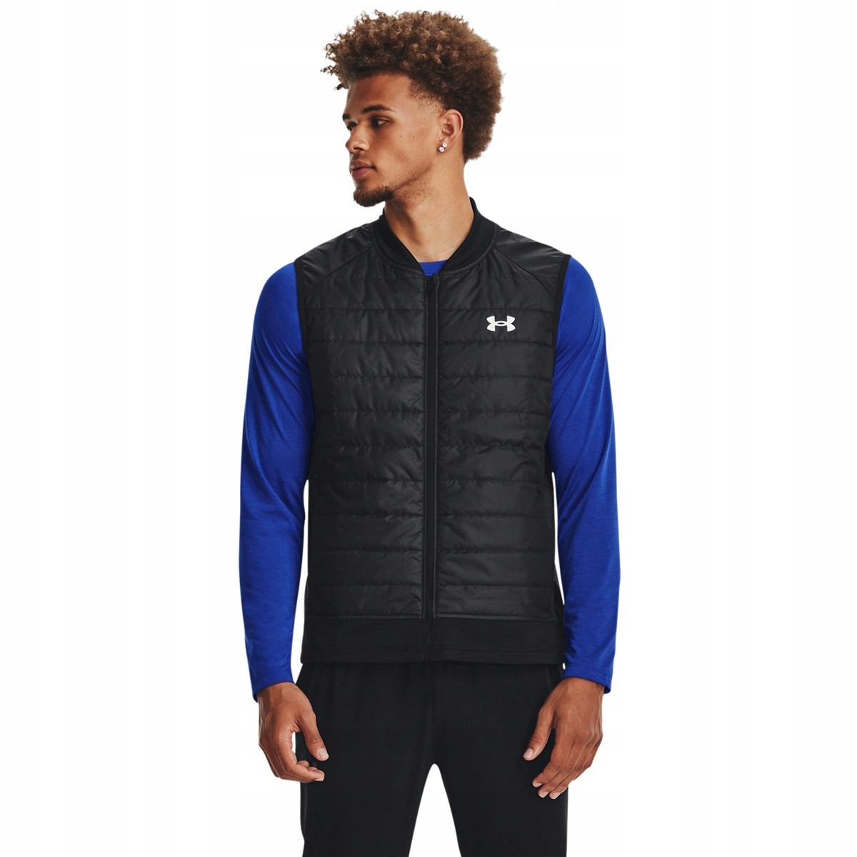 Męski bezrękawnik do biegania Under Armour Launch Insulated czarny XL