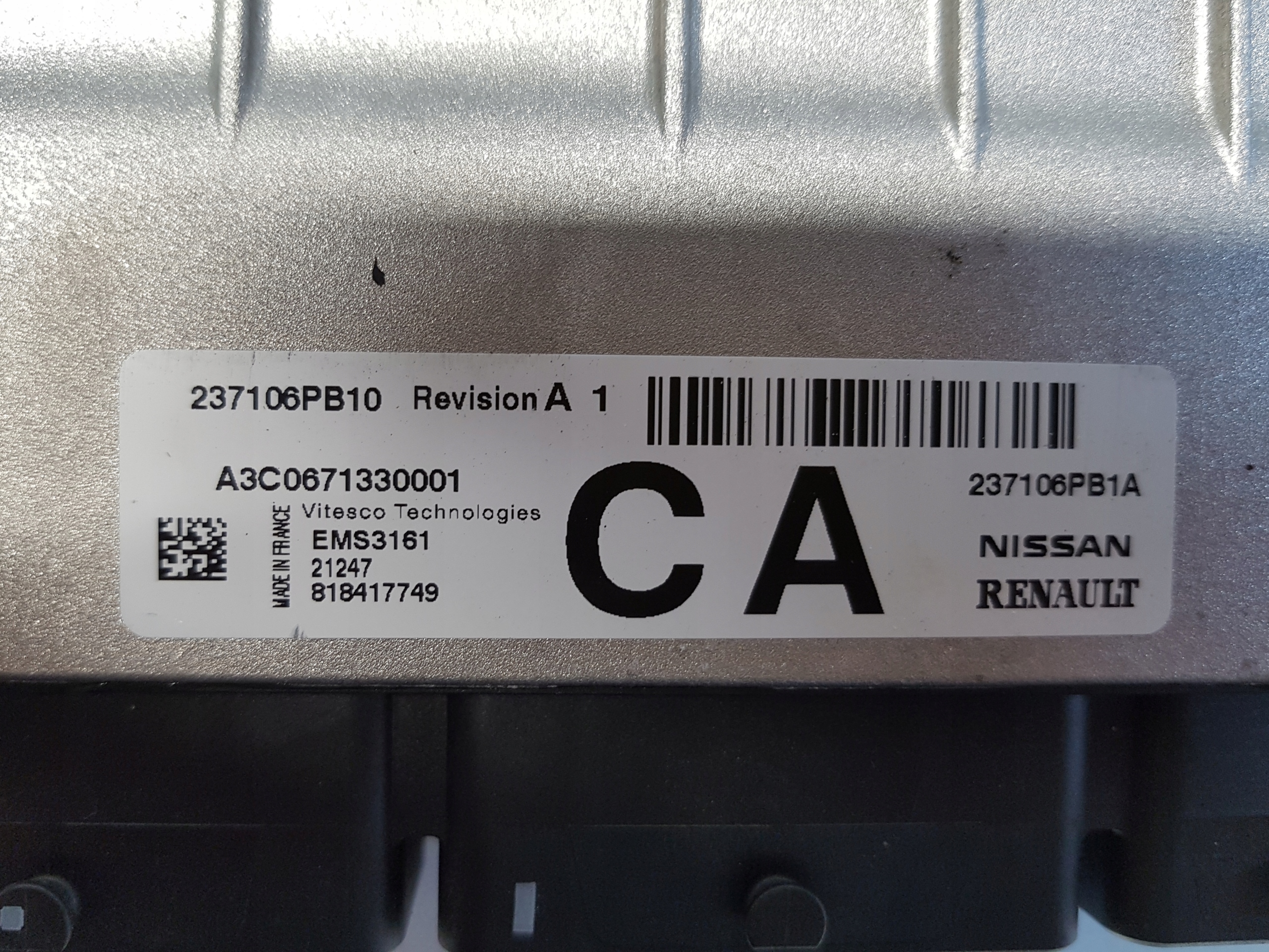 JUKE II 2 F16 0.9E computer Centralina ecu Motore