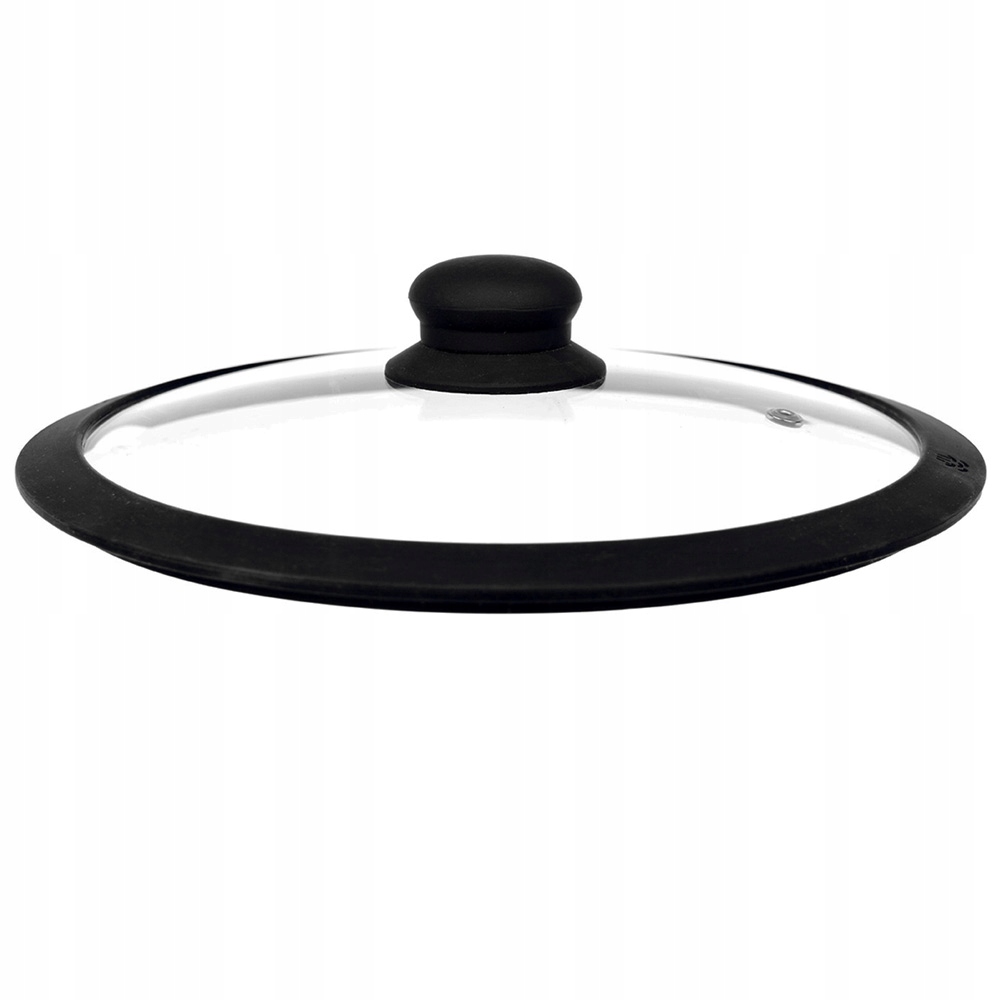 СТЕКЛЯННАЯ КРЫШКА С СИЛИКОНОВОЙ РУЧКОЙ RANT 28CM