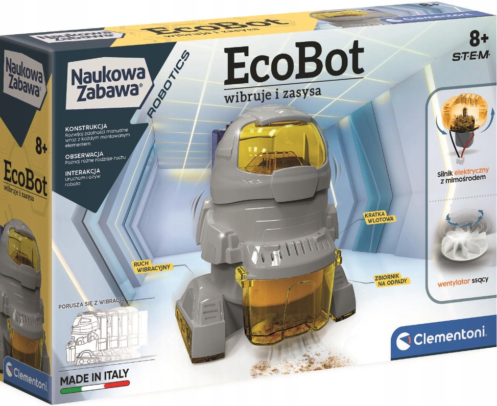 

Robot Ecobot Clementoni Laboratorium Mechaniki