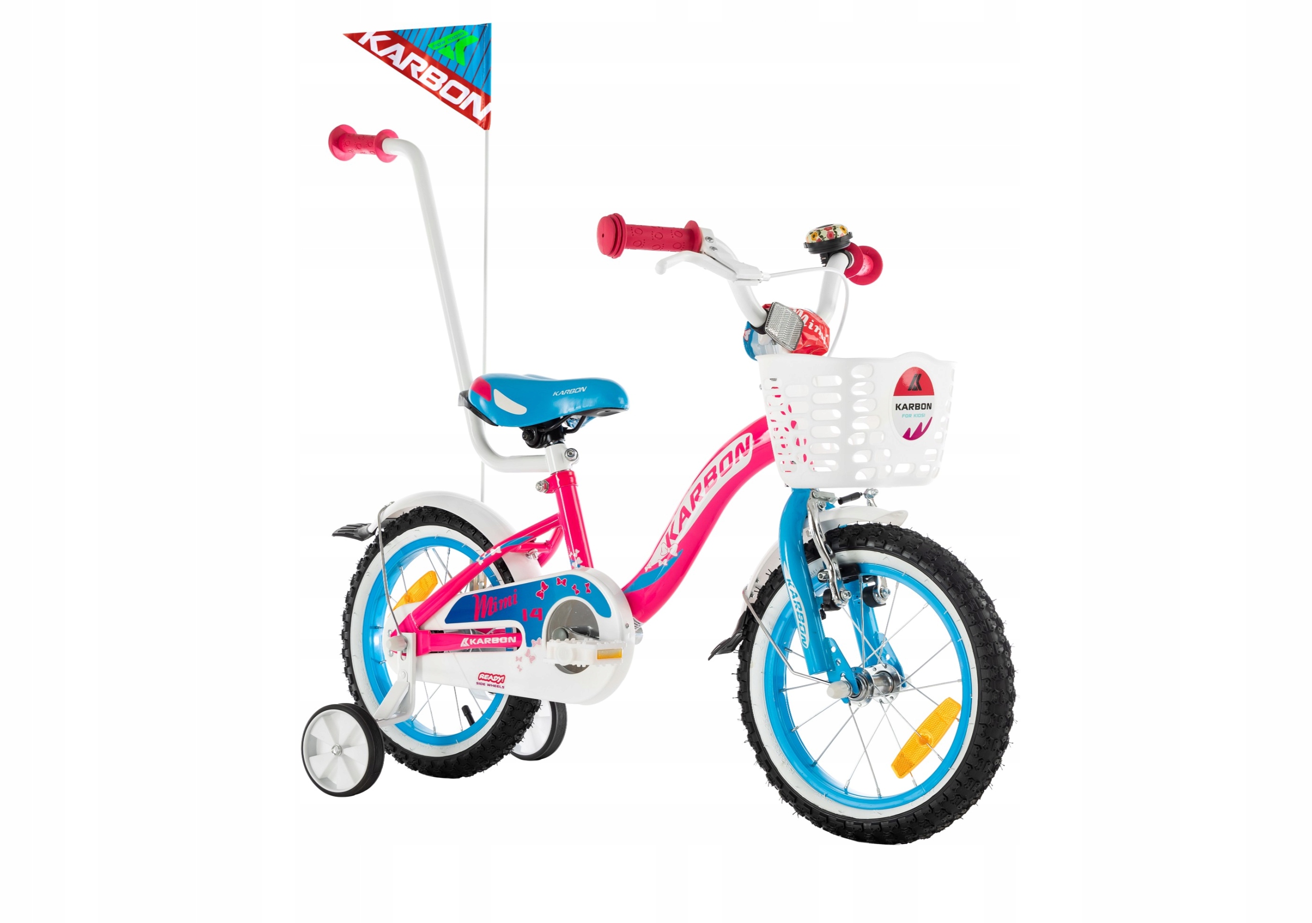 Rower dziecięcy 14 Karbon MIMI różowy R23