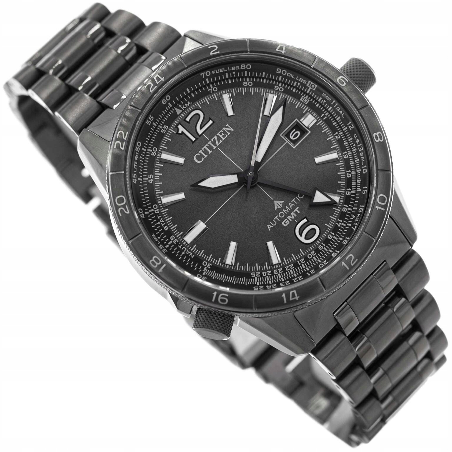 Pánské Hodinky Citizen NB6045-51H Promaster Sky Gmt Letecké Na Plavání