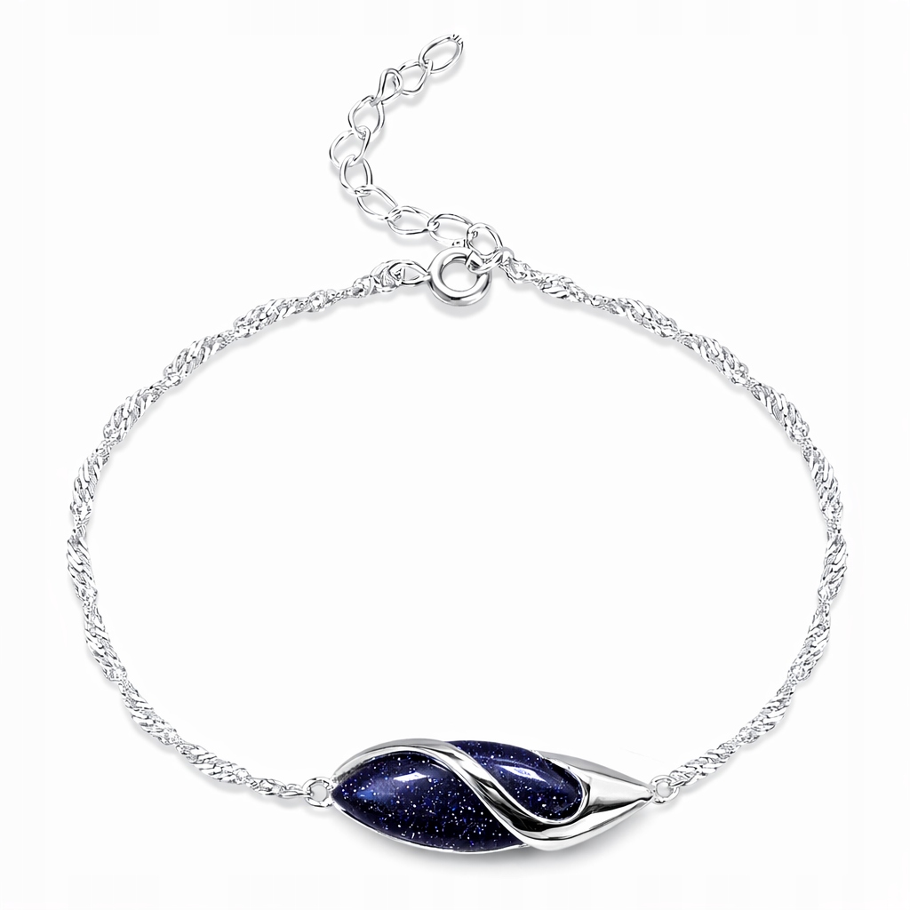 Bransoletka srebrna damska celebrytka Noc Kairu bransoletka srebro 925