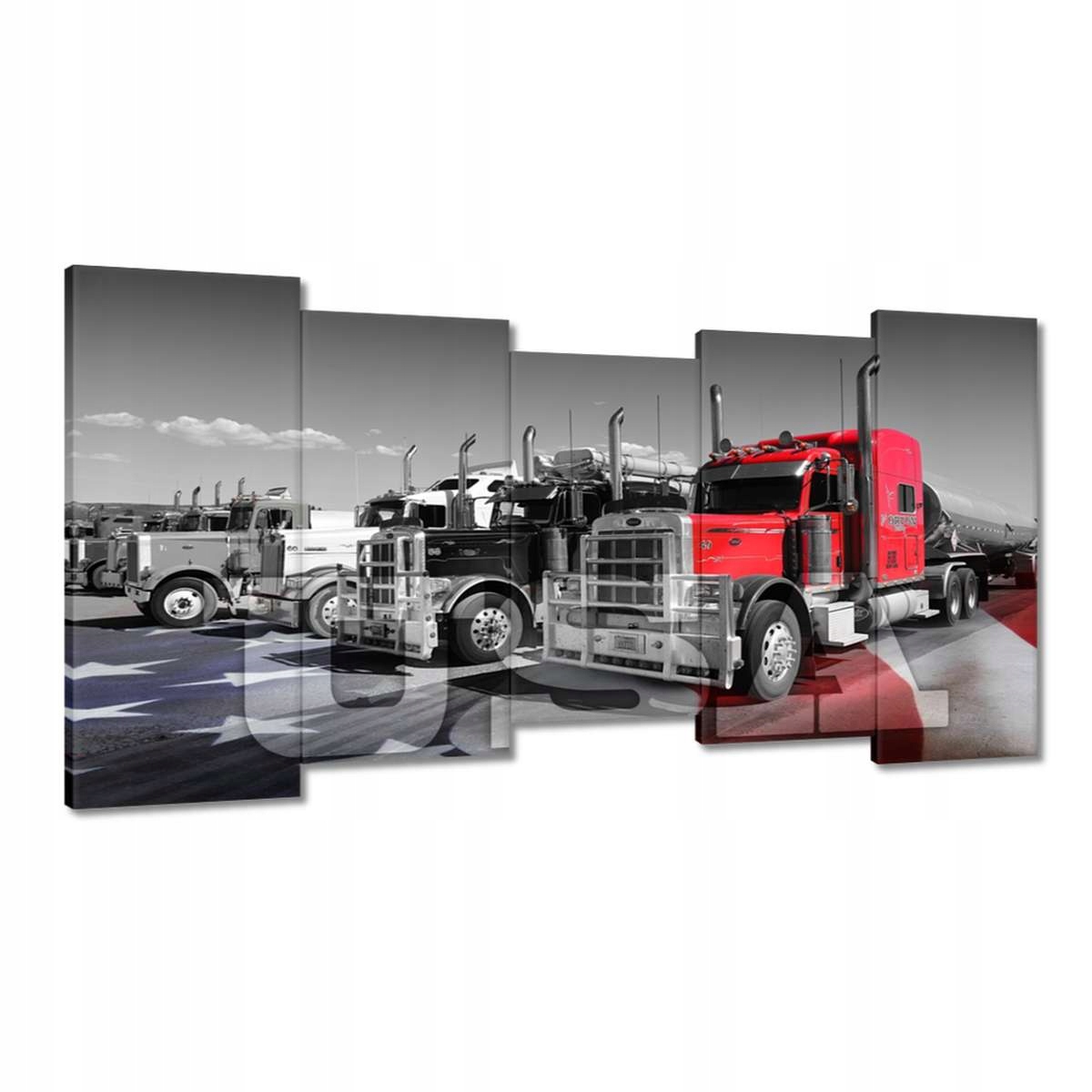 Obrazy 150x80 Americké nákladní automobily