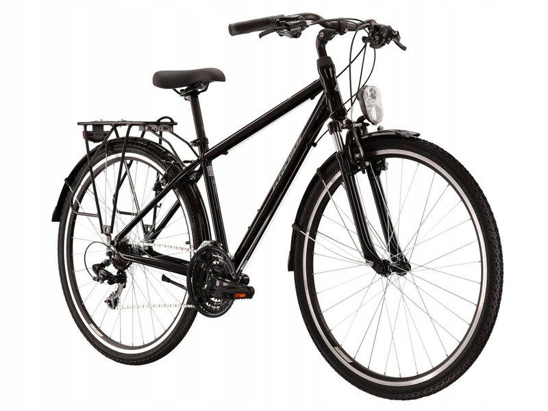 Rower trekkingowy Kross Trans 1.0 M17 28 cali męski Czarno-szary