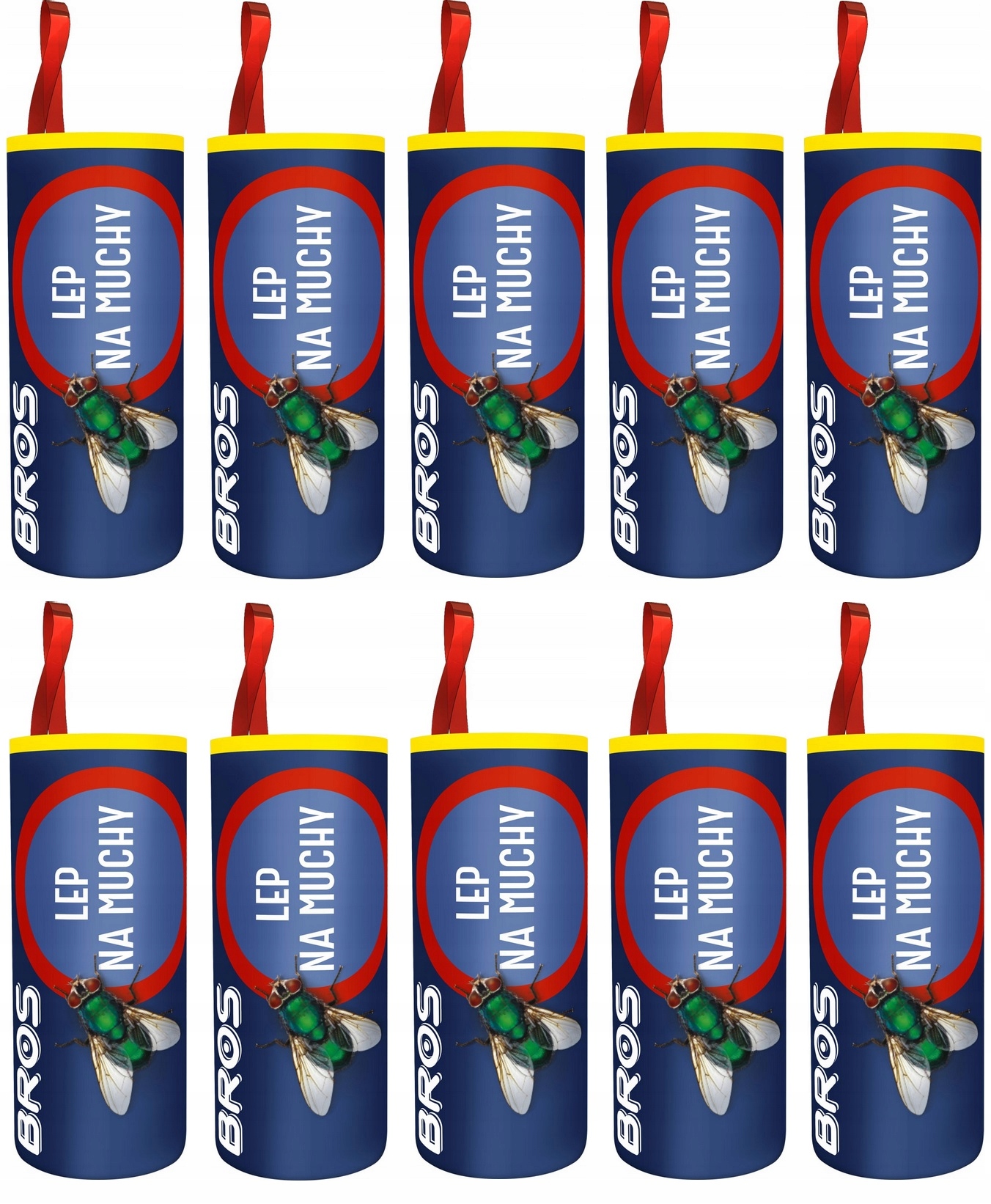 LEP NA MUCHY MUSZKI KOMARY BROS środek taśma lepy