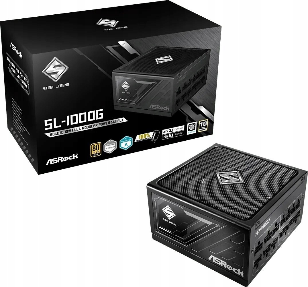 Napájací zdroj ASRock Steel Legend 1000W 80 Plus Gold