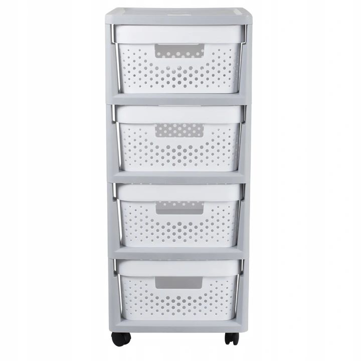 REGAŁ KOMODA SZAFKA PÓŁKA KOSZE 4X11L KÓŁKA KETER Szerokość mebla 36 cm