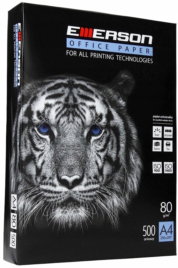 

Papier Ksero Do Drukarki Emerson A4 80g Ryza 500 K
