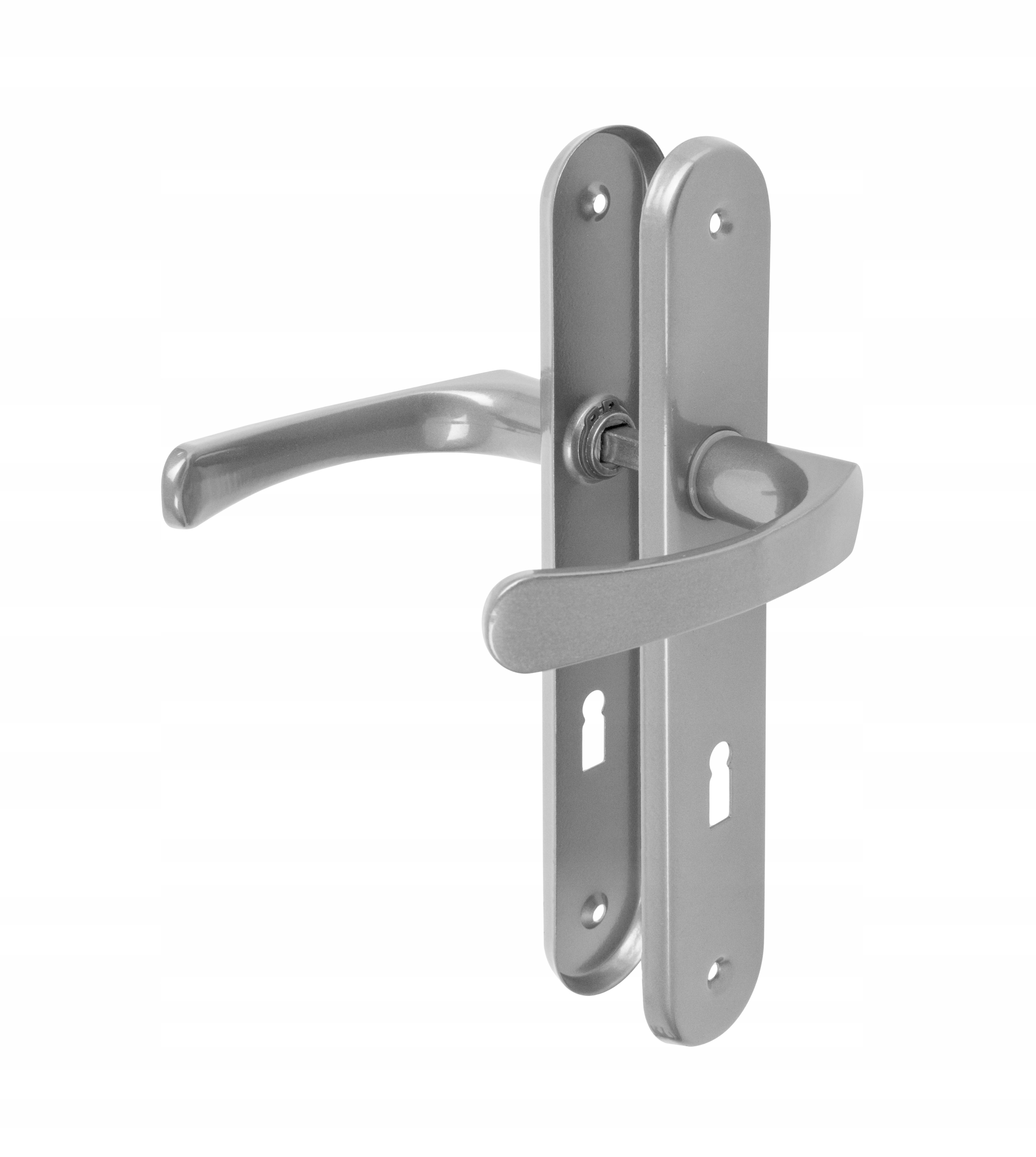 KLAMKA DRZWIOWA DO DRZWI 90 KLUCZ SREBRNA BISZKOPT EAN (GTIN) 5903684892327