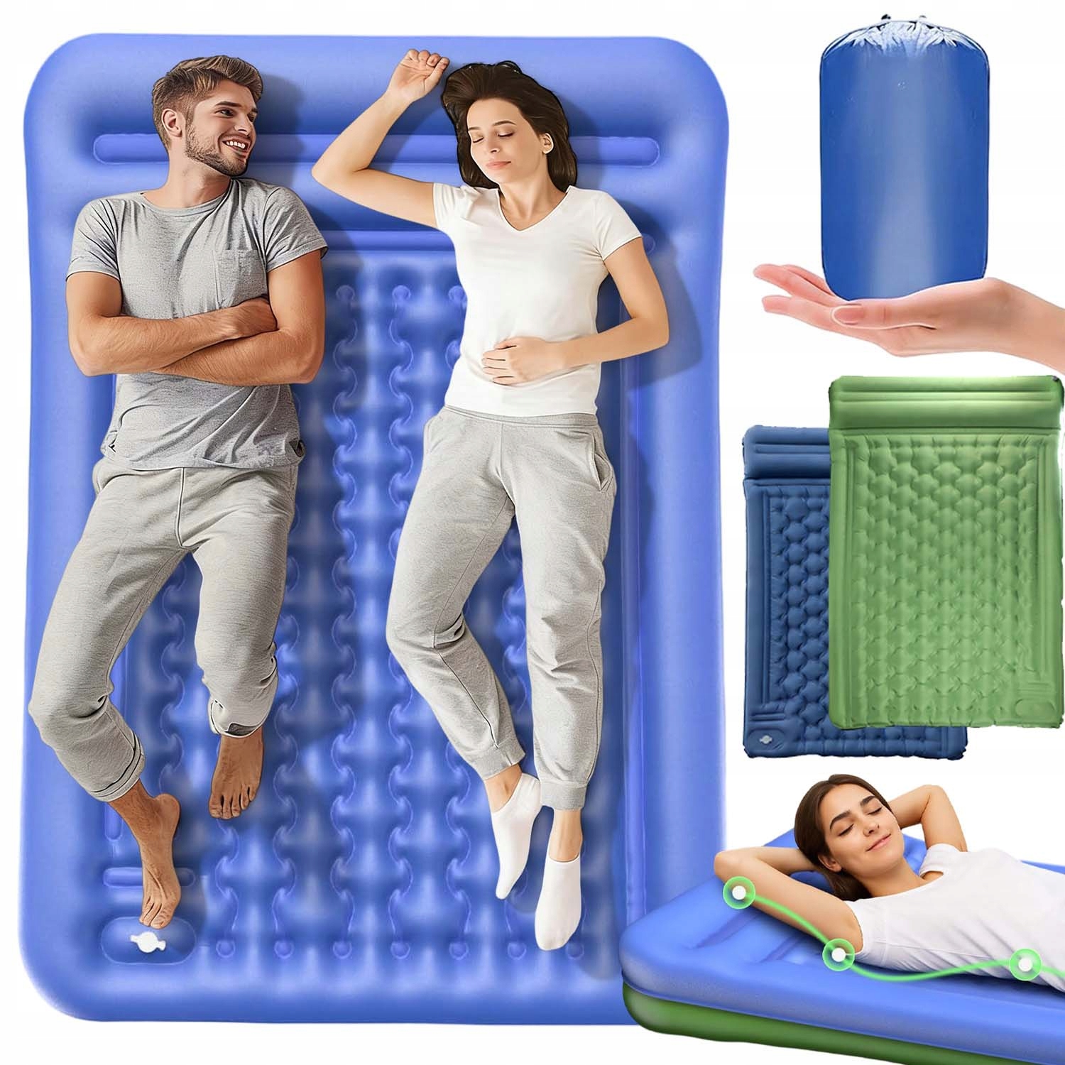 Matrace S Kempingovým Polštářem, Rolovací Podložka Pod Stan