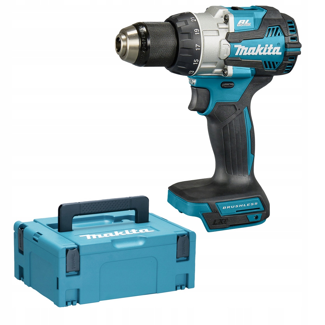 Příklepový šroubovák 18V 73Nm Lxt Bl 2 rychlostní stupně Body DHP489ZJ Makita Makpac