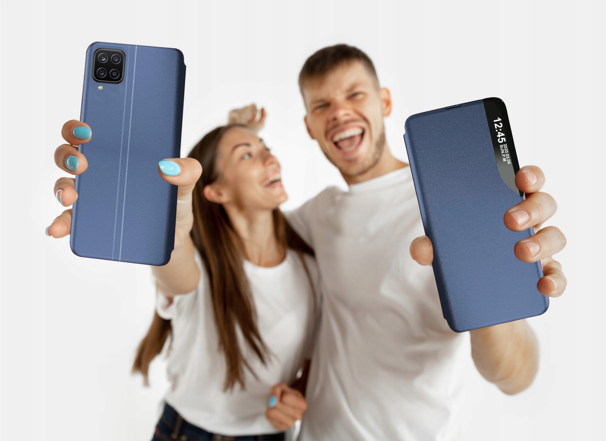 ETUI SMART VIEW DO SAMSUNG M12 + SZKŁO Dedykowany model Galaxy M12