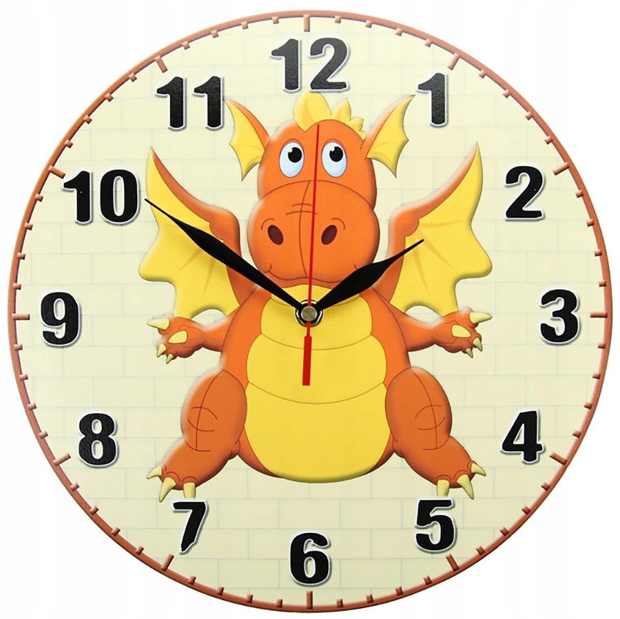 

Smok zegar ścienny bezgłośny mechanizm O-826 pom