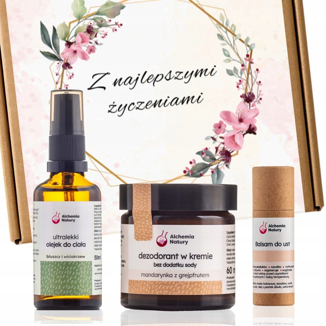 eko Zestaw Kosmetyków Naturalnych Do Ciała Alchemia Natury