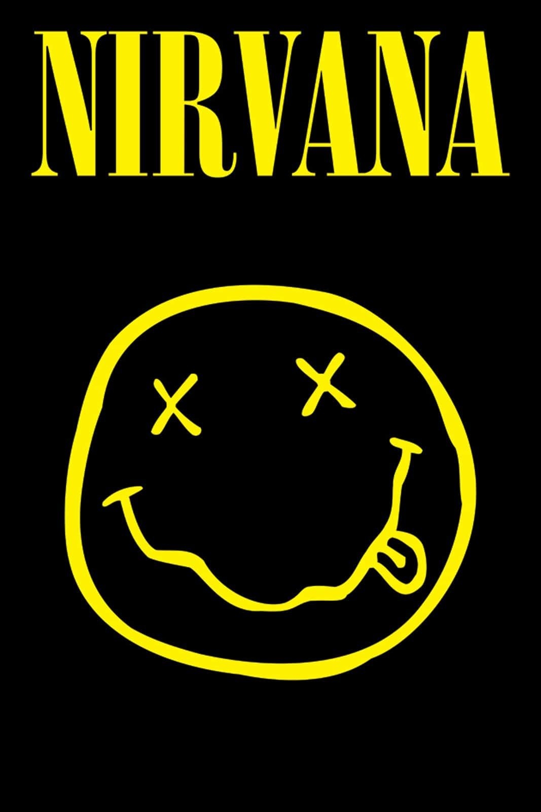 

Plakat z logo zespołu Nirvana Smiley 61x91,5 cm