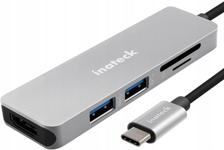 ADAPTER USB C HUB HDMI USB 5w1 STACJA DOKUJĄCA