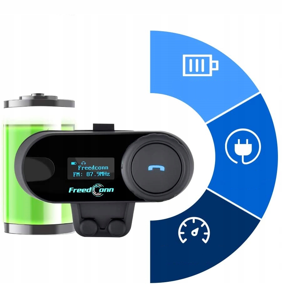 Domofon FreedConn T-Com SC czarny Bluetooth Radio FM Parowanie z interkomem innej marki tak