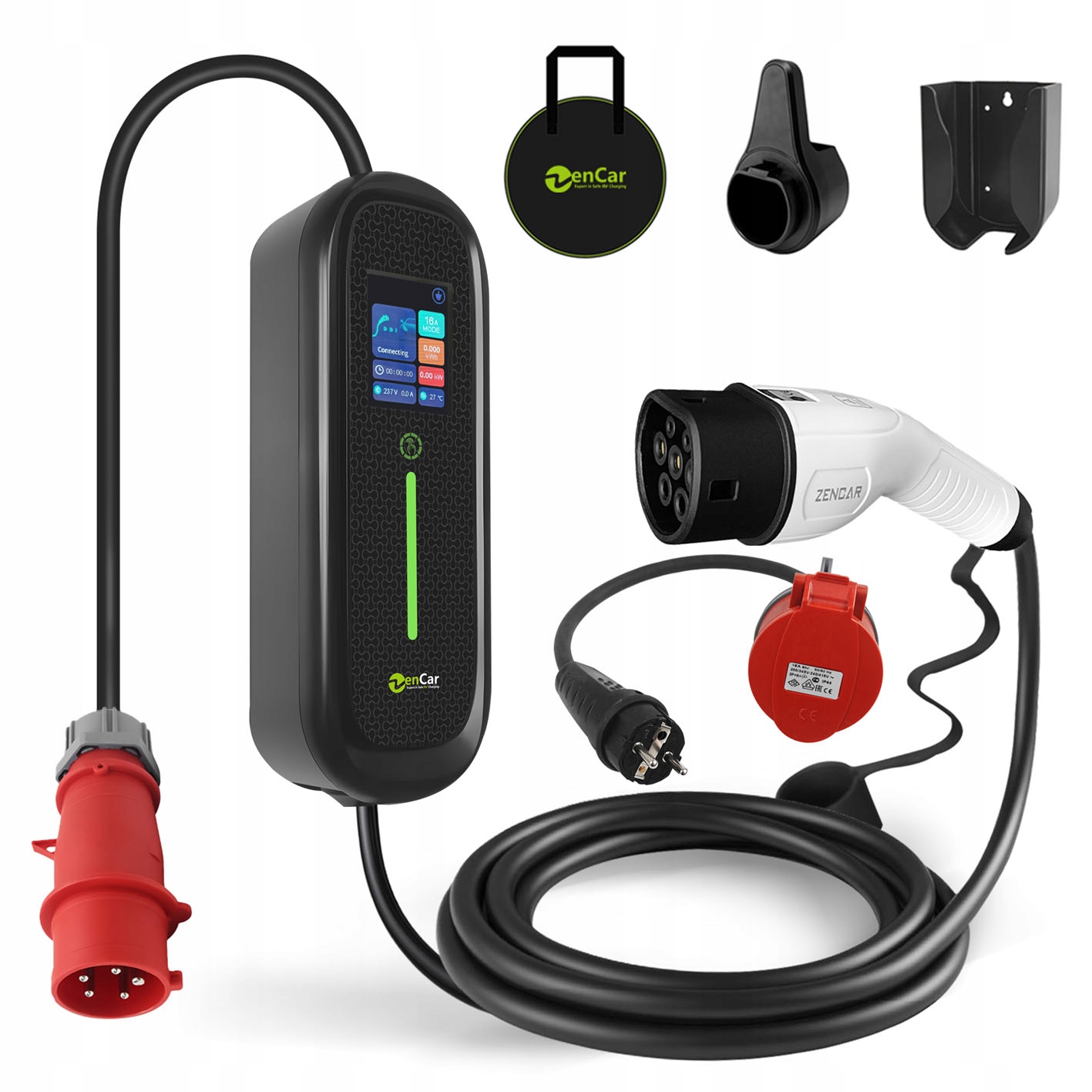 Nabíjačka Wallbox Zencar PC30 11 kW 6.5 m, Smart Life držiaky adaptér