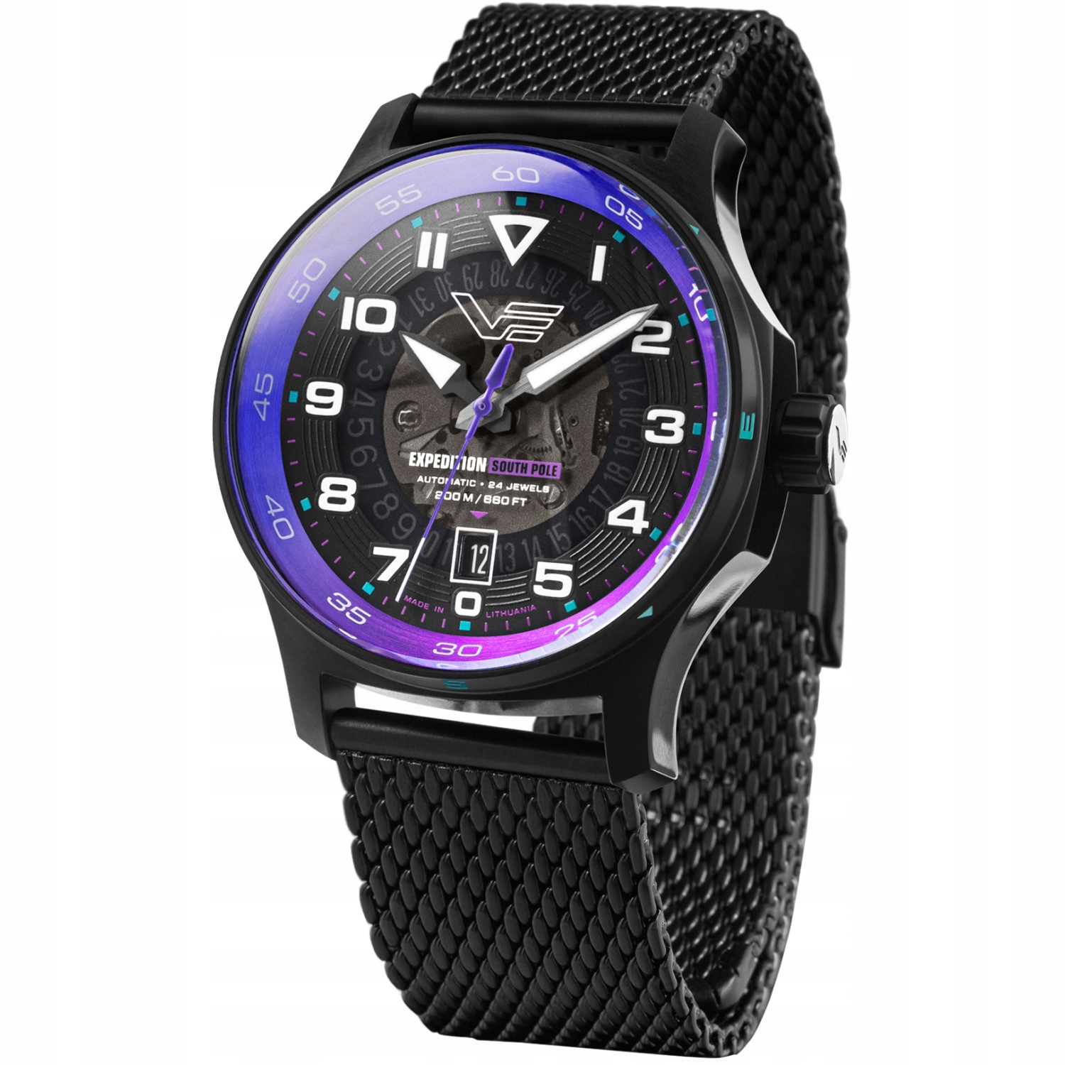 Pánské Hodinky Vostok Europe NH35A-592C760BM s černým náramkem