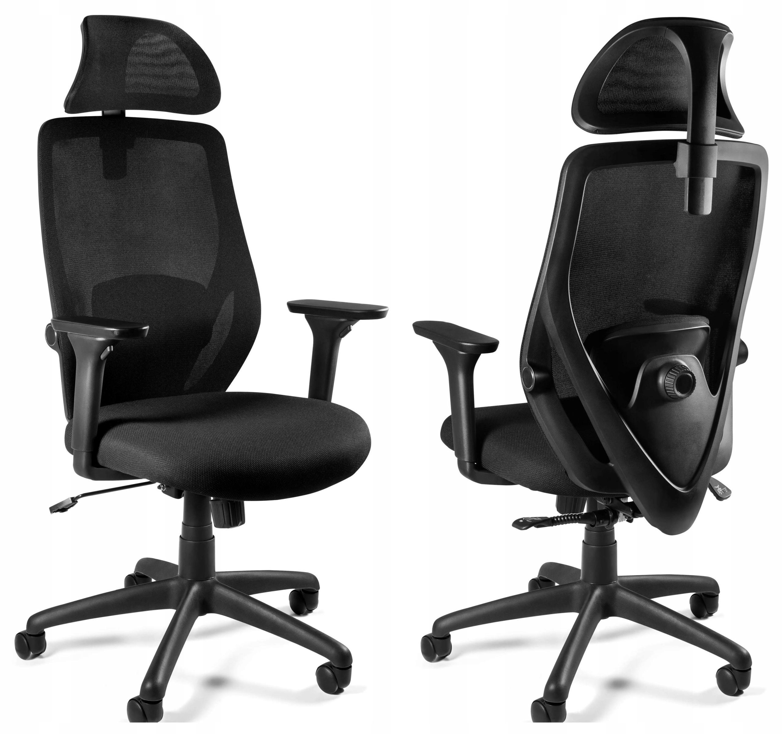 Fotel Gamingowy Chester Czarny Ergonomiczny Obrotowy Biurowy Komputerowy