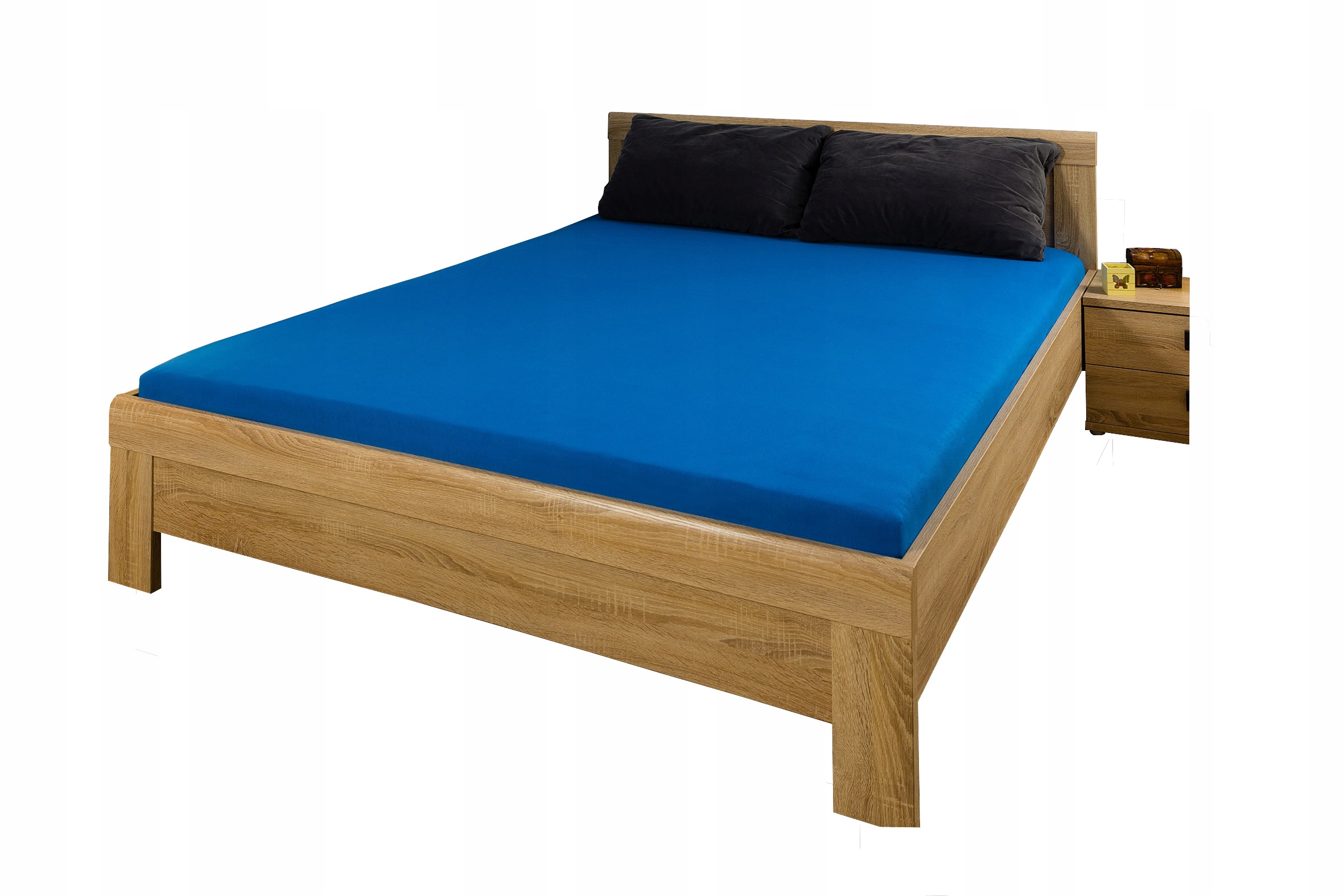 Prostěradlo 160x200x40 cm jersey s gumičkou, Tmavě Modré