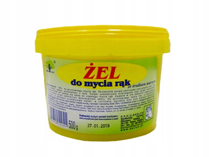 

Żel pasta Bhp do mycia rąk ze ścierniwem 500g